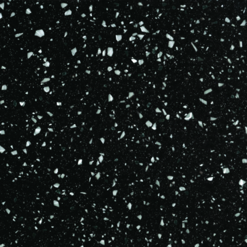Star Queen Black sparkle kitchen worktop