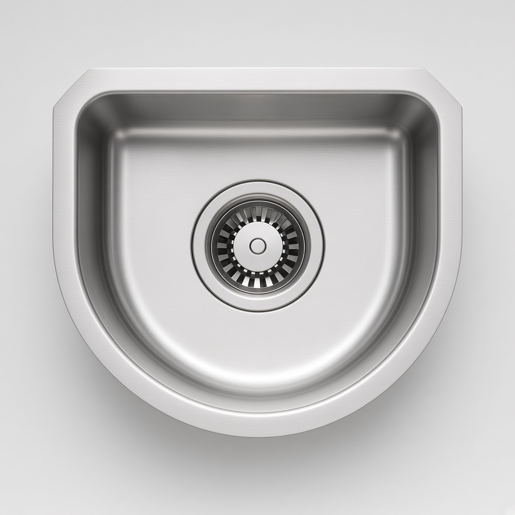 1/2 Bowl Steel Sink