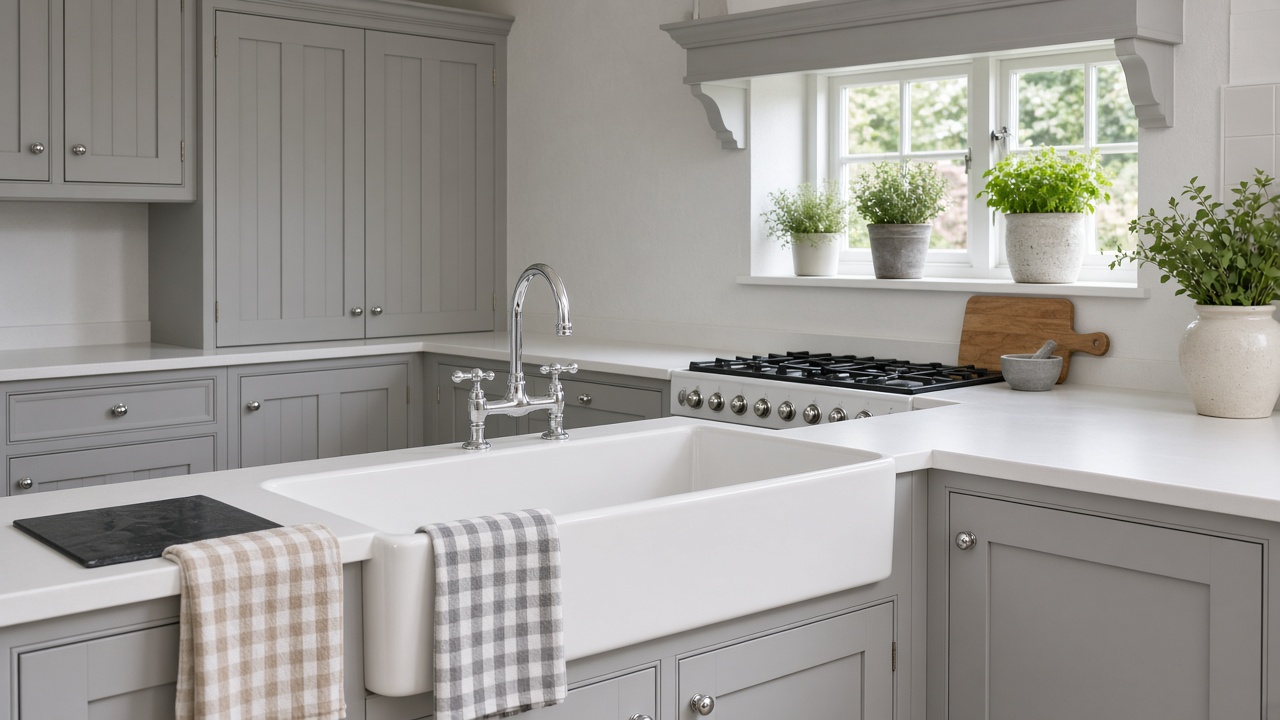 A worktop that belongs with a deep sink