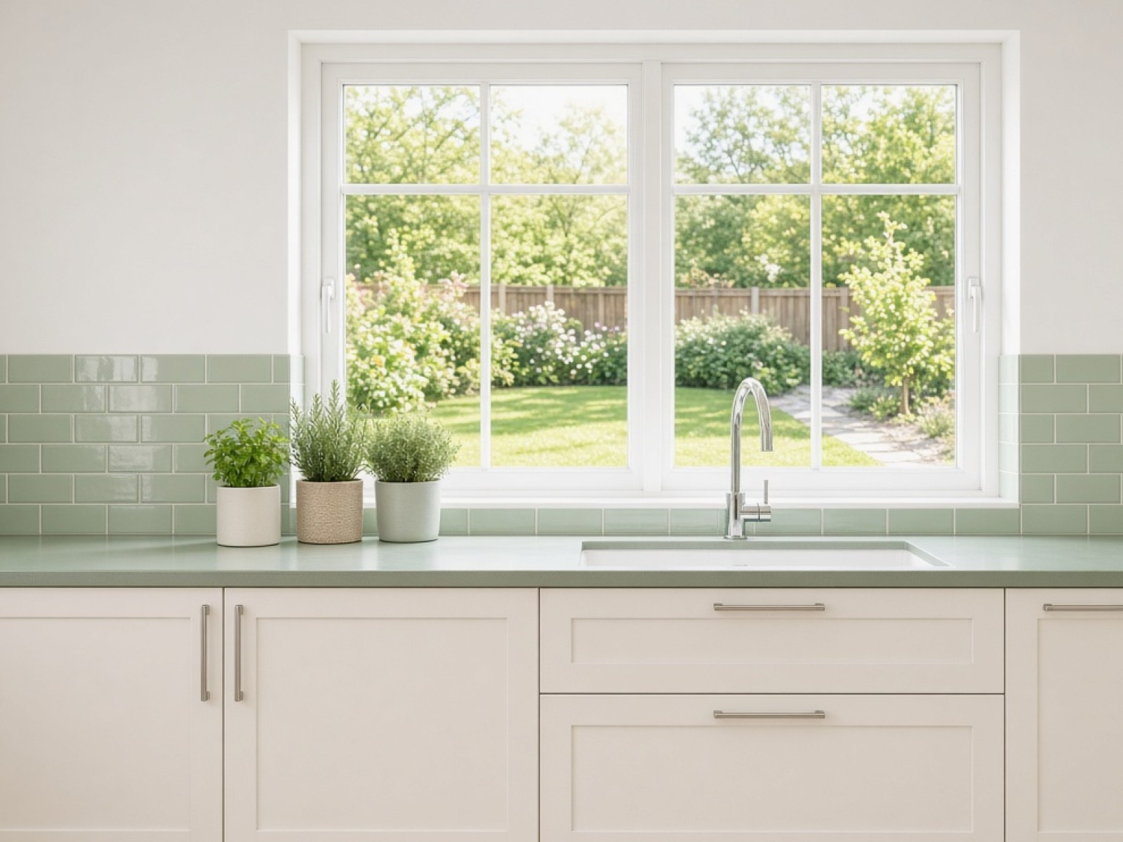 Green Kitchen Worktops Green Kitchen Worktops kitchen scene 1